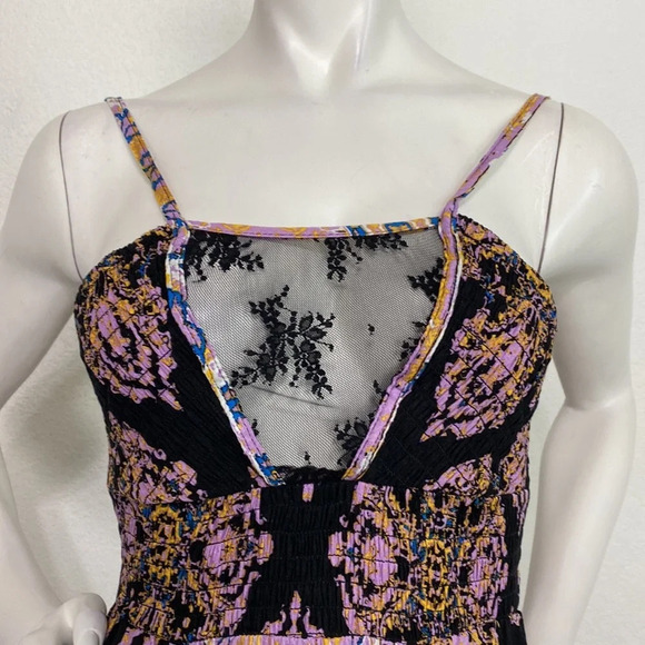 Free People NEW Bohemian Hippie 70's Inspired Retro That Moment Maxi Dress Sz.XS - Picture 3 of 11